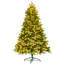 Arbre de Noël artificiel pin noir 6,5 pi avec 450