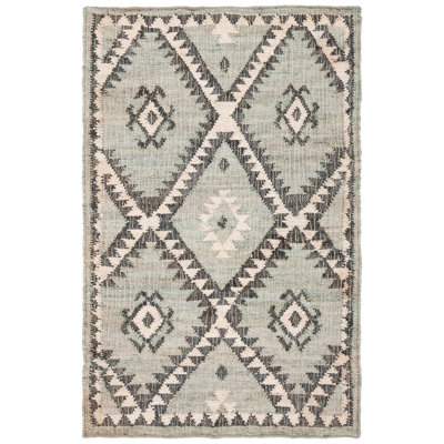 Goodsell Flat Weave Jute Geometric Vintage Rug