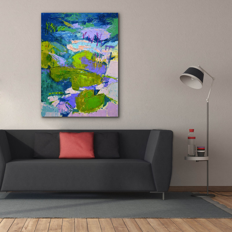  «Glitter Me Happy 1» par Dorothy Fagan, art mural sur toile, 40 po x 54 po