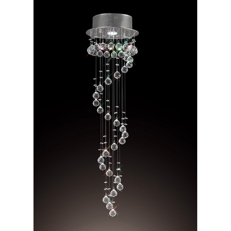 1 - Light Crystal Chandelier