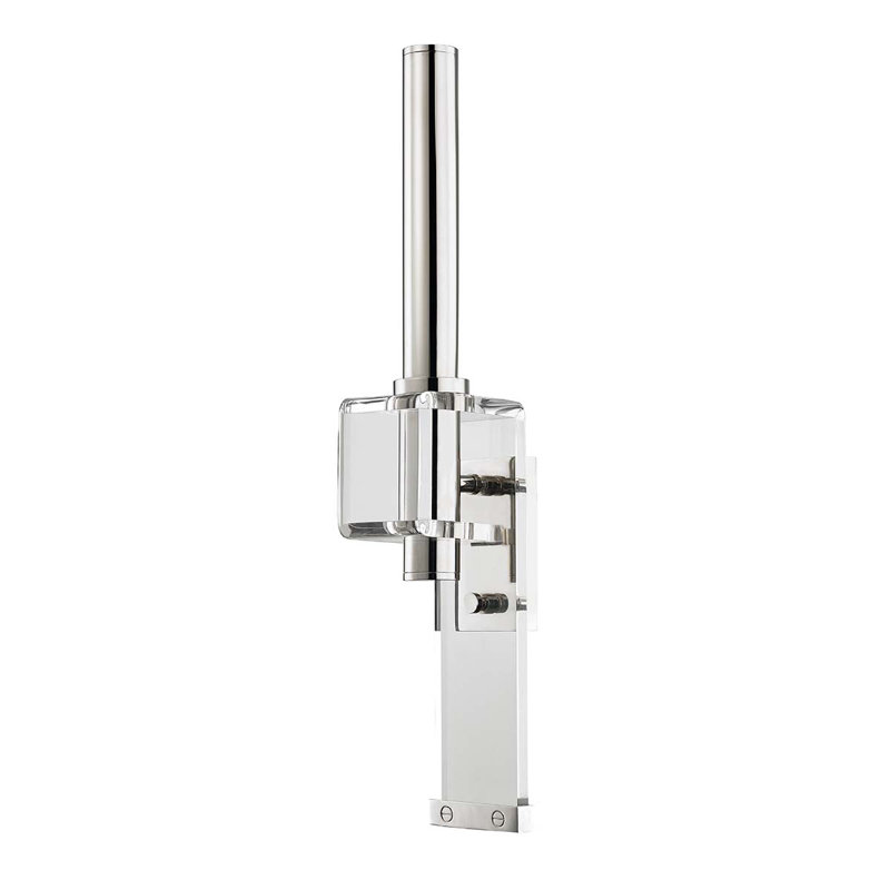 Applique murale articulée à 1 lumière Hillcrest, Nickel poli