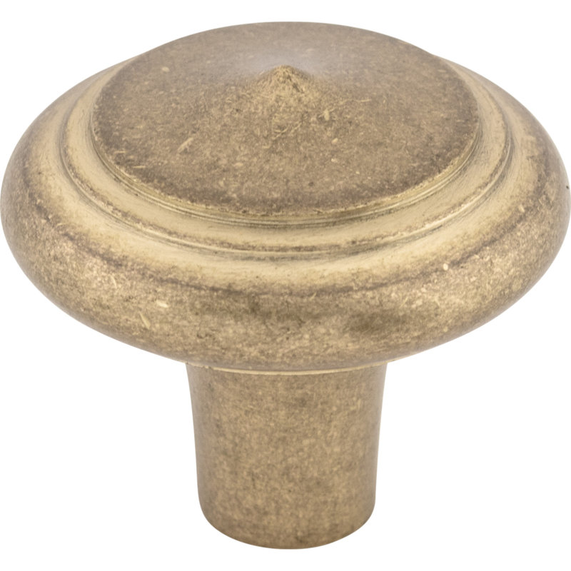 Aspen Peak 1" Diameter Round Knob, Light Bronze, 1 5/8" Knob Diameter
