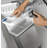 GE® ENERGY STAR® 24" 4.1 Cu.Ft. Front Load Ventless Condenser Electric Dryer with Stainless Steel Basket