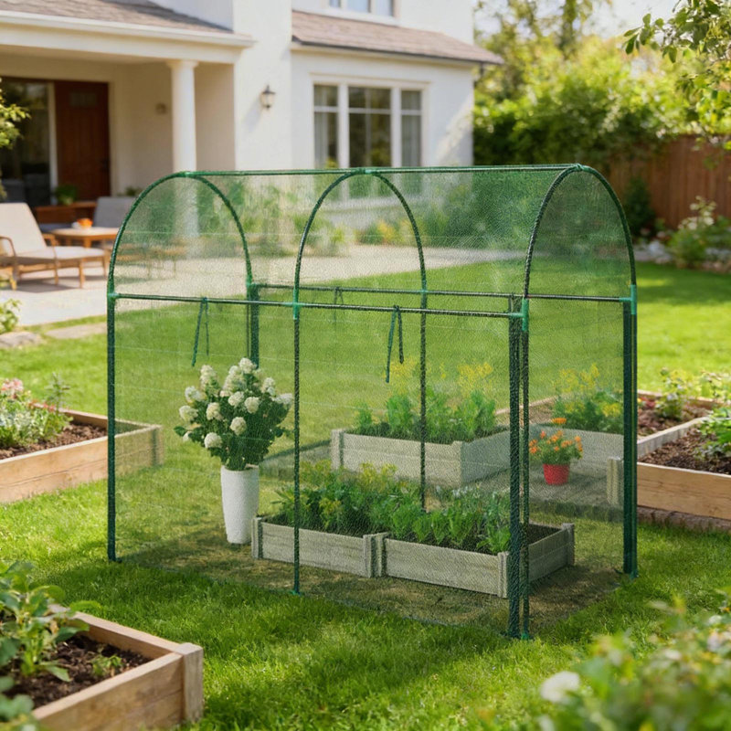 Spacious Plant Protection Tent,Plant Cage,Large Crop Cage, Vert