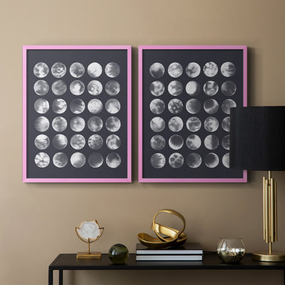 Many Moons III-Premium Framed Print -Ready to Hang - No Nails Required - No Nails Required