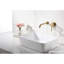 Robinet de lavabo mural en nickel brossé avec bonde escamotable, poignée simple pour un contrôle pratique du débit d'eau, aérateur lisse, gestion efficace de la salle de bain en acier inoxydable rouille, conception d'éclaboussures,-128135558