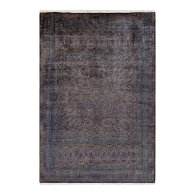 Tapis noué à la main Weirsky - unique en son genre - gris Weirsky