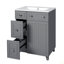 Meuble-lavabo 24 po avec lavabo en céramique, 2 tiroirs, 1 porte à fermeture en douceur-117193965-117193967