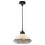 Luminaire suspendu d'extérieur à DEL intégré à 1 ampoule 9,25 po Mamani-2095200974