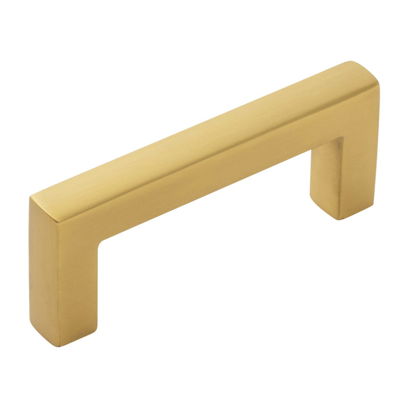Coventry Center Appliance Pull, Brushed Golden Brass, 3", 0.5"