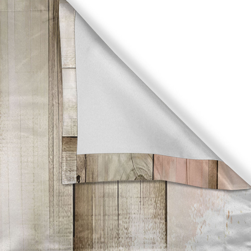 Striped Tailored Window Valance, 42" W x 18" L