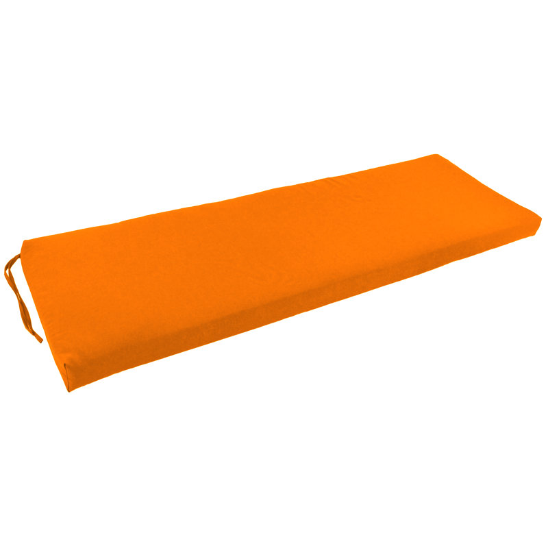 Outdoor 3'' Seat Cushion, Tangerine Dream, 54'' W x 19'' D