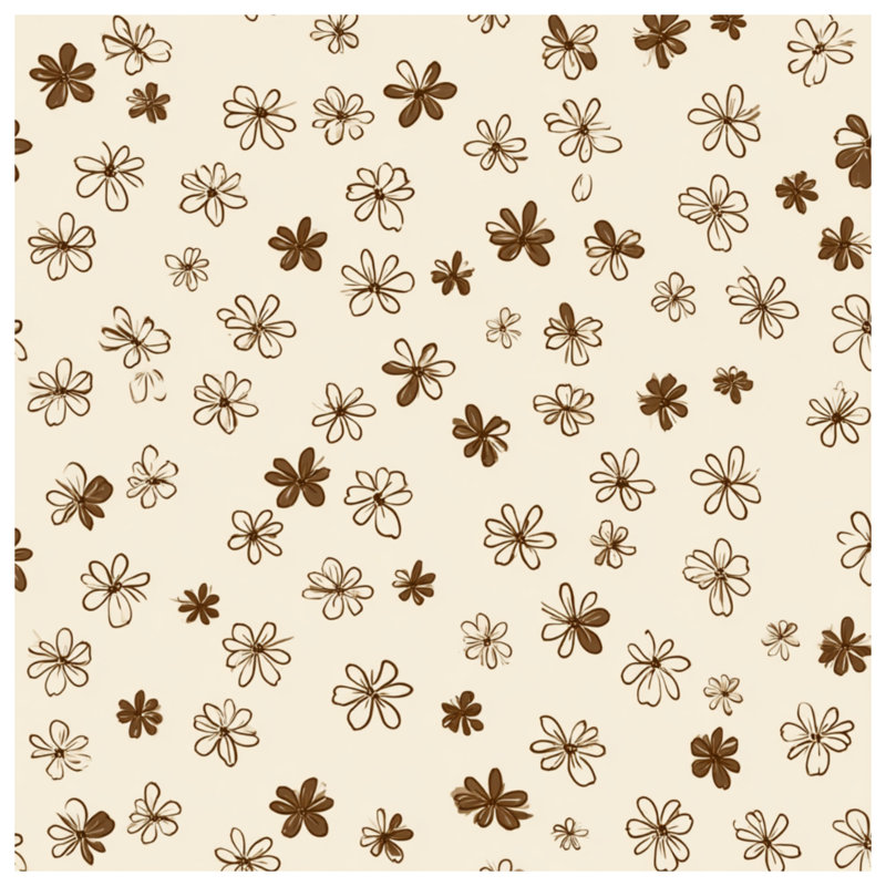 Tapisserie murale fleurs - décoration murale florale, H 50 po x l 60 po avec 4 œillets