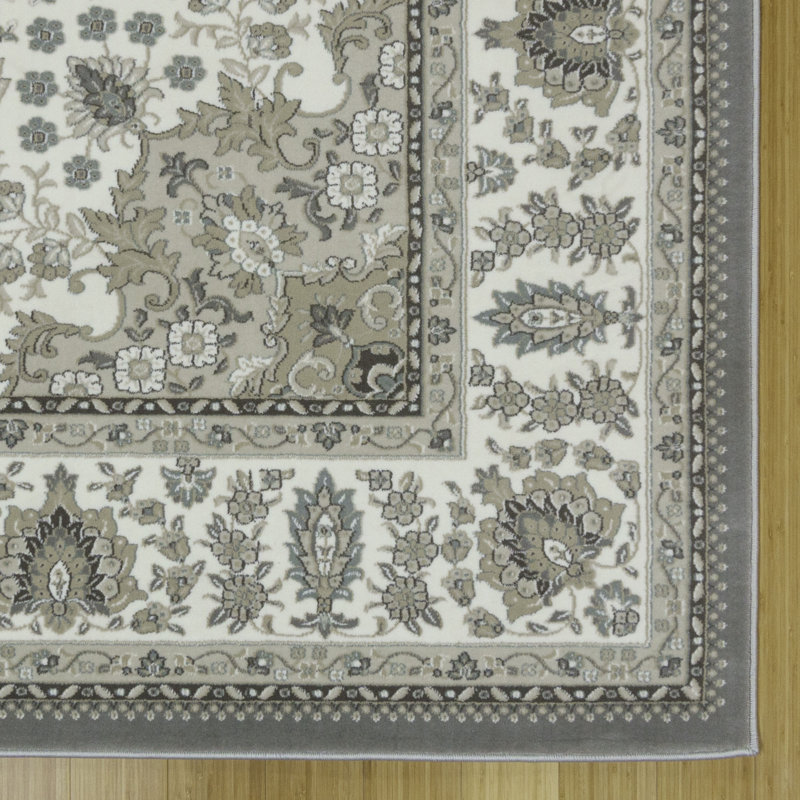  Tapis gris / ivoire Majestic Brody, Rectangle 5 pi 3 po x 7 pi 5 po