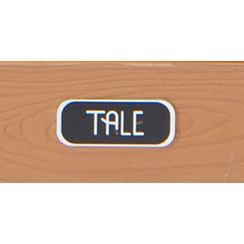 Chaise pliante avec porte-gobelet Tale, Brun