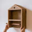 Tablette murale rustique en bois massif