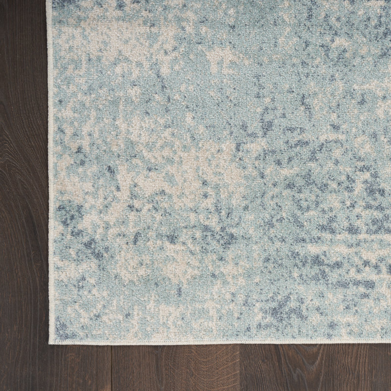 Quantasia Washable Abstract Rug, Runner 2'2" x 8'