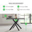 Lenworth Veneer Luxury Dining Table With Metal Legs - Modern Statement Design-1080934743-1080934742