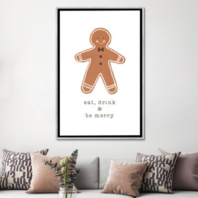 "Manger drink & be Merry" par Orara studio, reproduction d’art