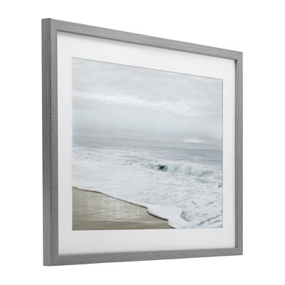 «Morning Bliss Beach Scene», reproduction encadrée sous verre, conception de Natalie Carpentieri