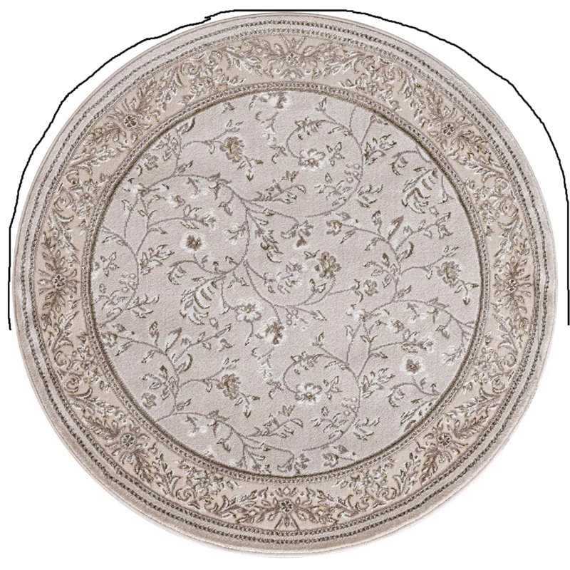Oriental Area Rug, Round 120 cm