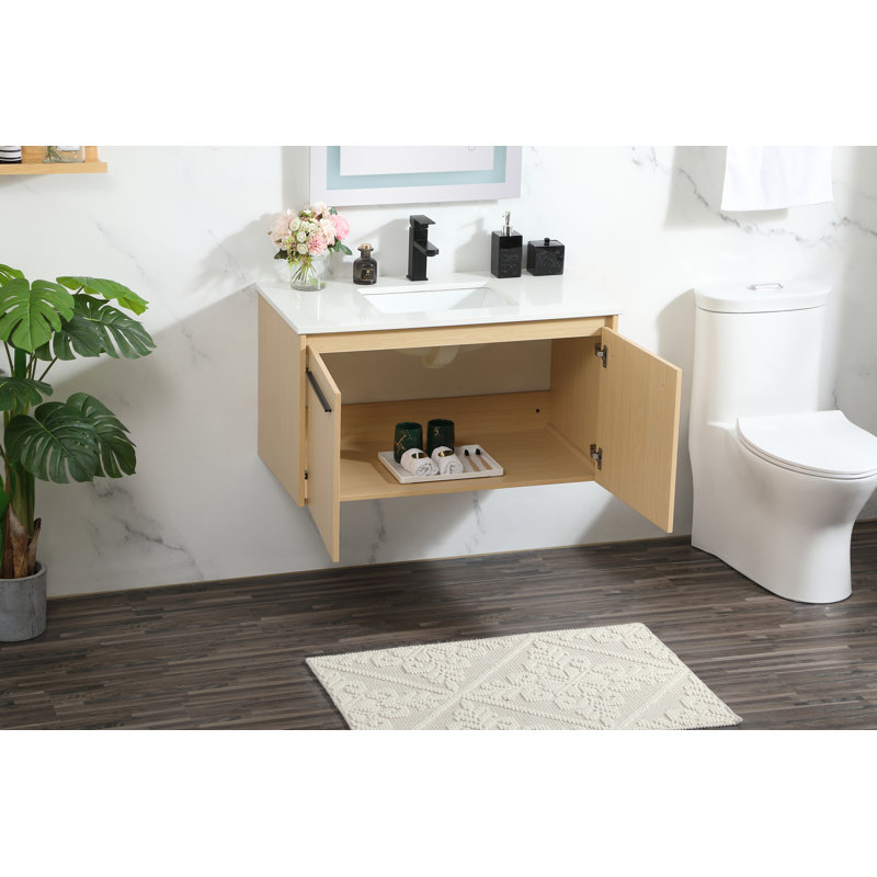  Ensemble de meuble-lavabo simple 36 po, Érable