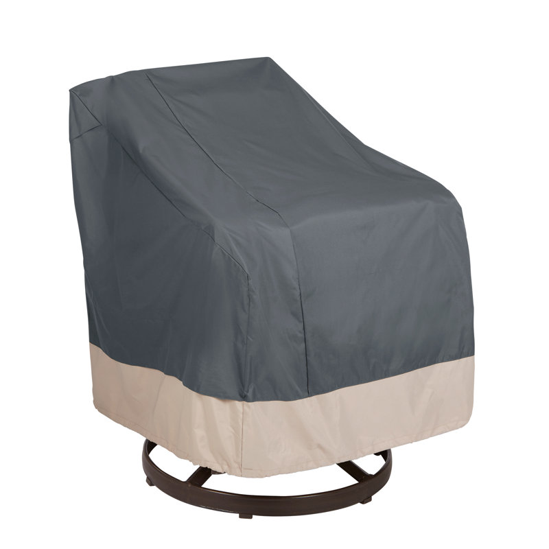 Housse pour chaise longue de patio Modern Leisure, L 35 po x l 38 po x H 31 po, gris, H 38,5 po x l 39,25 po x P 37,5 po