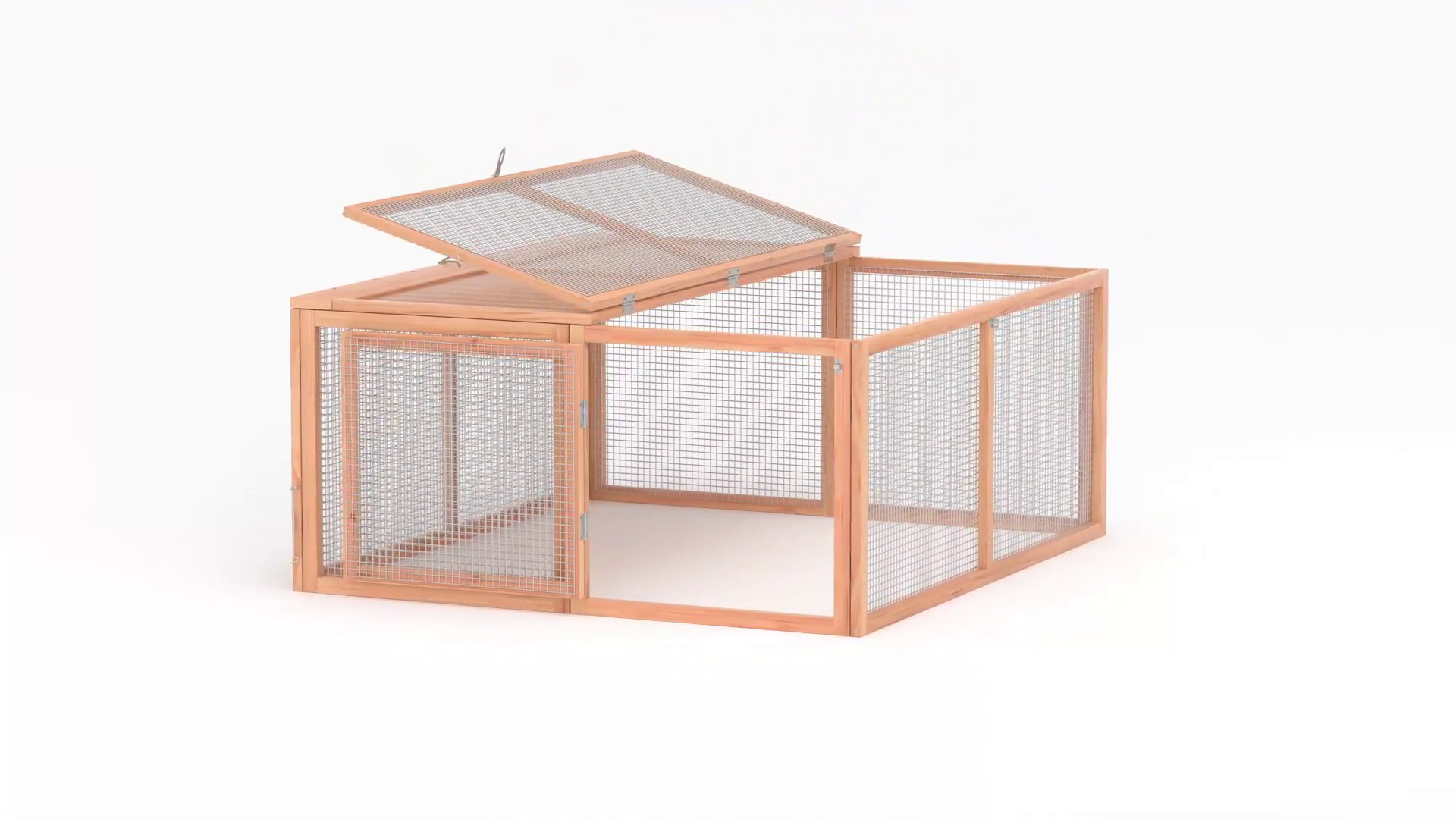 Tucker Murphy Pet™ Portable Chicken Run Rabbit Hutch Folding