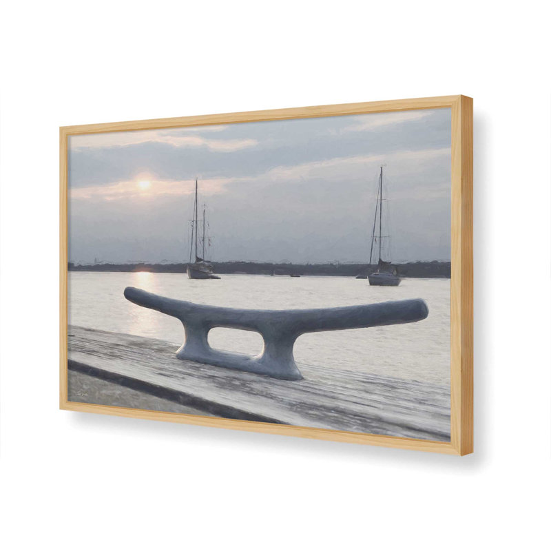 «Sunset's Silent Song» par Lori Deiter, reproduction d'art, Tan, 24 W x 18 H, Framed Print