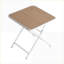 Table basse pliante en polypropylène et en métal - peu encombrante pour un usage intérieur / extérieur, facile à nettoyer et durable