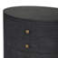 Table de chevet ovale Luciana - Lin-1411880696