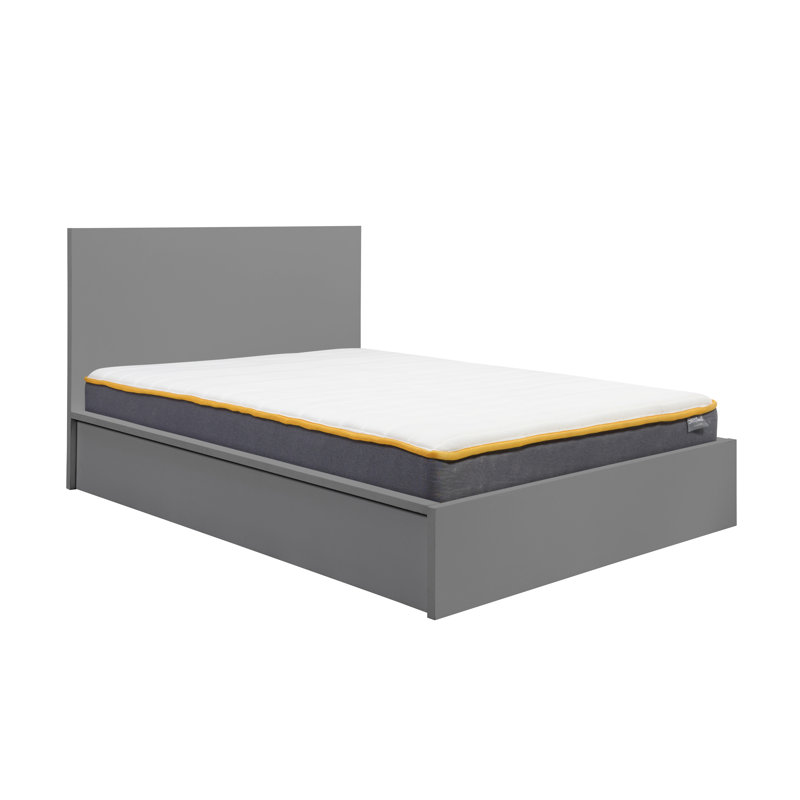 Marqita Double (4'6) Ottoman Bed, Grey, Double (4'6)