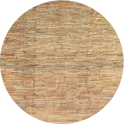 Tapis contemporain brun