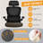 Lidwien Ergonomic Breathable Mesh Office Chair with Adjustable Headrest and Flip-Up Arms-1520254156