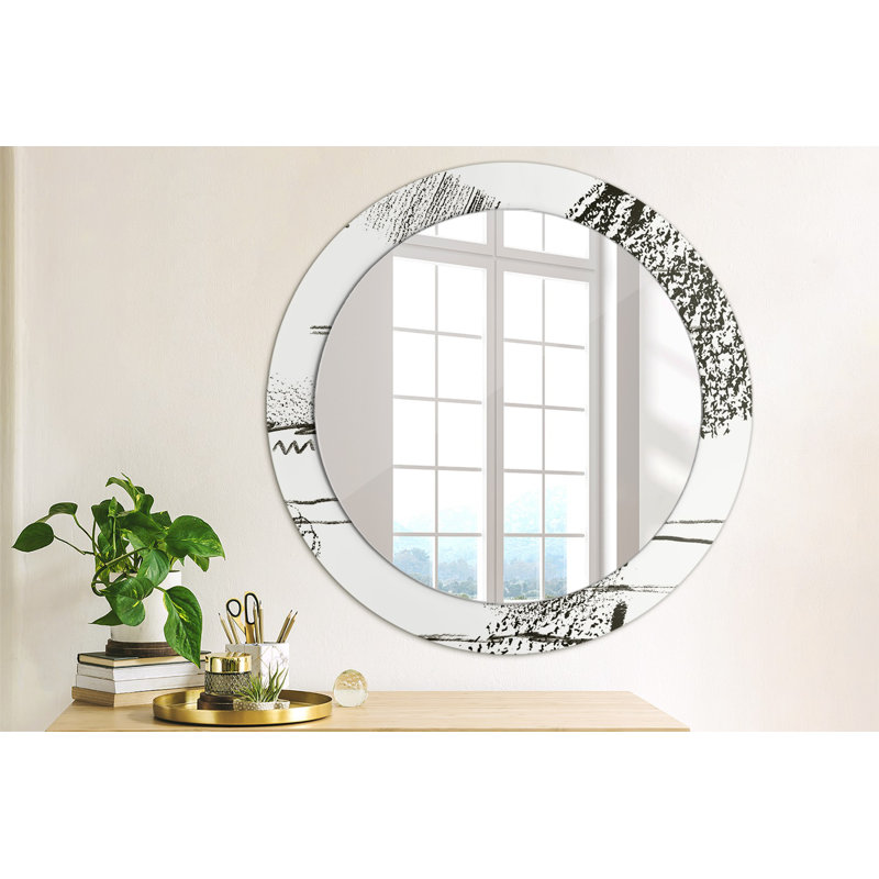 Huldar Glass Flat Wall Mirror