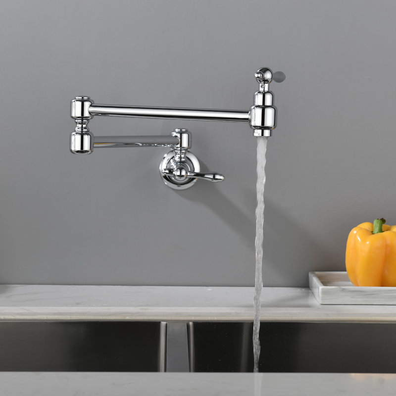Robinet remplisseur avec accessoires, Chrome poli