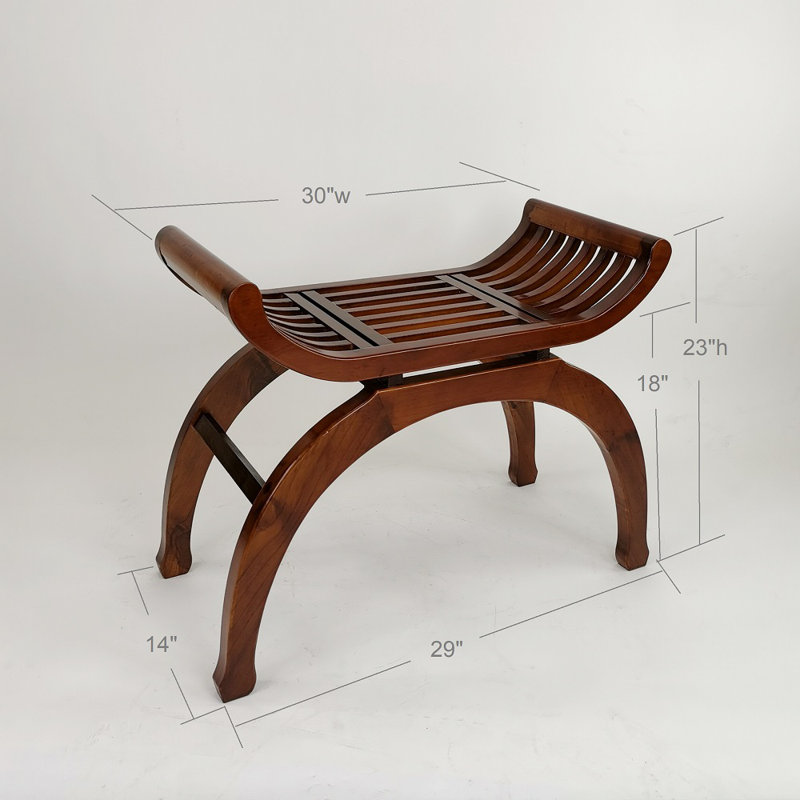 Solid Wood Accent Stool