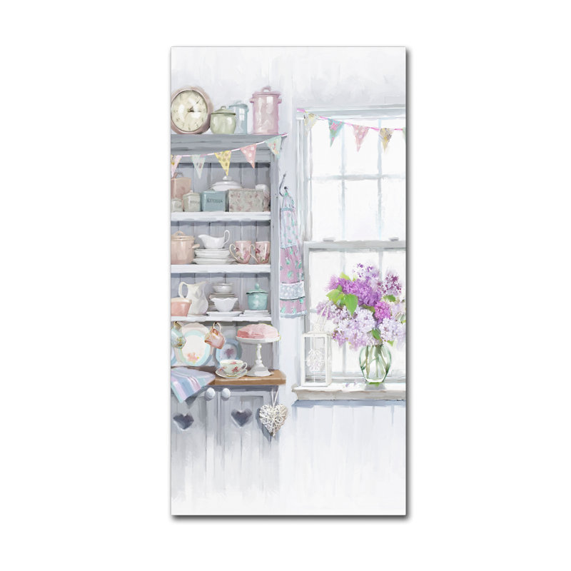 «Armoire de cuisine» par Armand, reproduction sur toile, H 32 po x l 16 po x P 2 po
