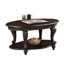 Ensemble de table basse de salon, table basse et deux tables d'appoint pour bureau, salon, appartement, petit espace, assemblage facile, espresso