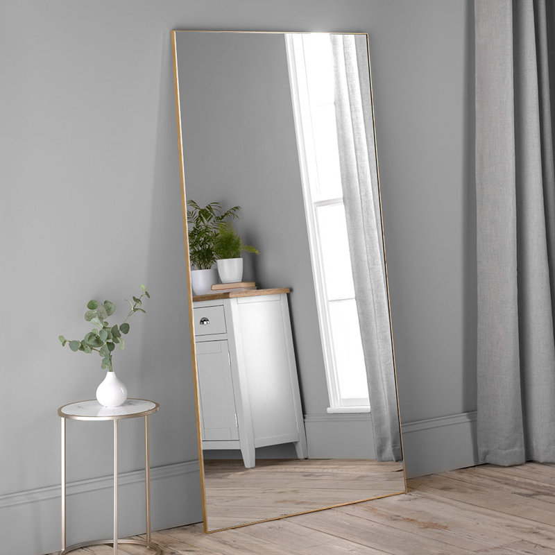 Rectangle Mirror, Gold