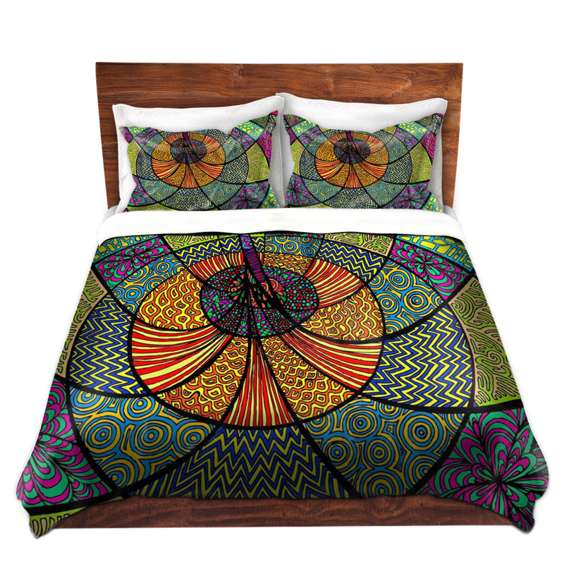 Polyester Geometric Shapes Duvet Cover, 1 Twin Duvet Cover + 1 Standard Sham