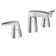 M-Dura Widespread Standard Bathroom Faucet