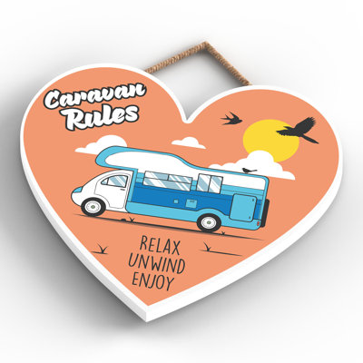Caravan Rules - Novelty Print on MDF