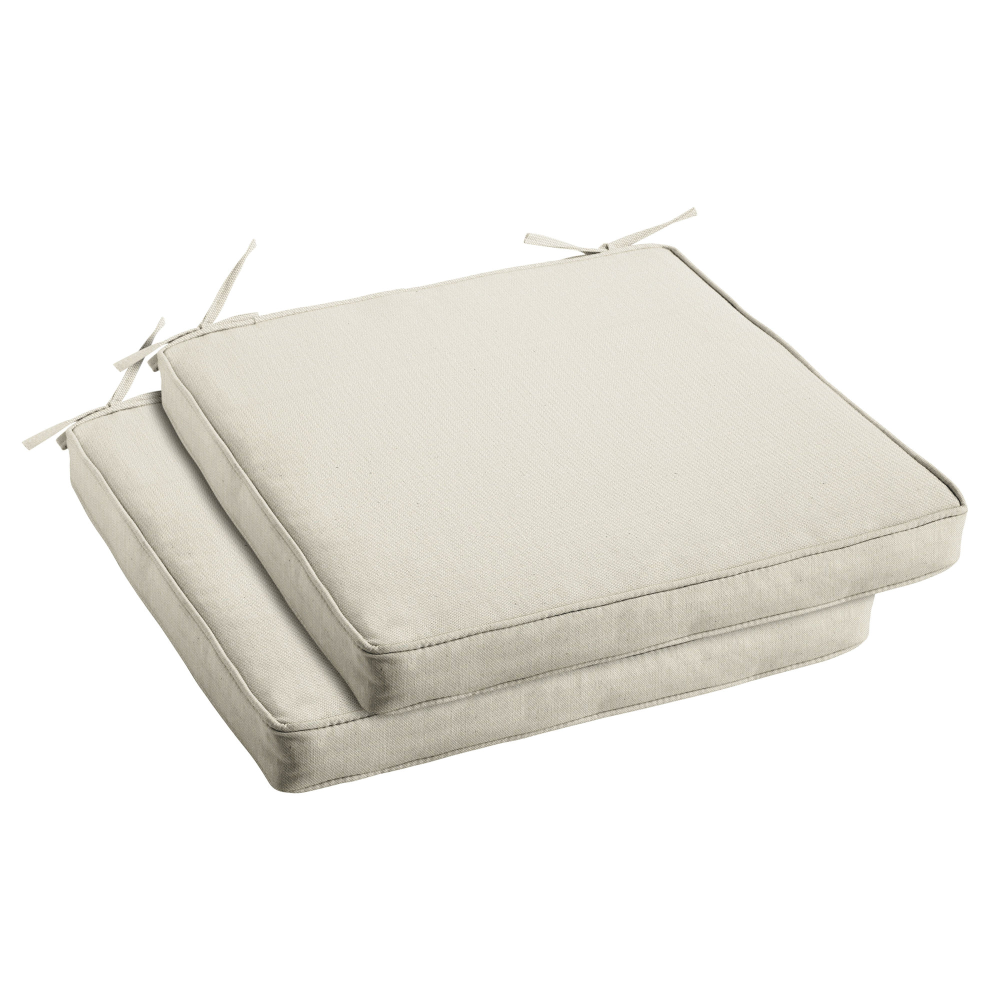 Davana Indoor/Outdoor Sunbrella Seat Cushion, Sunbrella Canvas Cloud