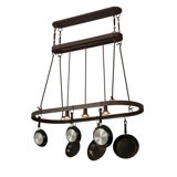 3 Light Pot Rack