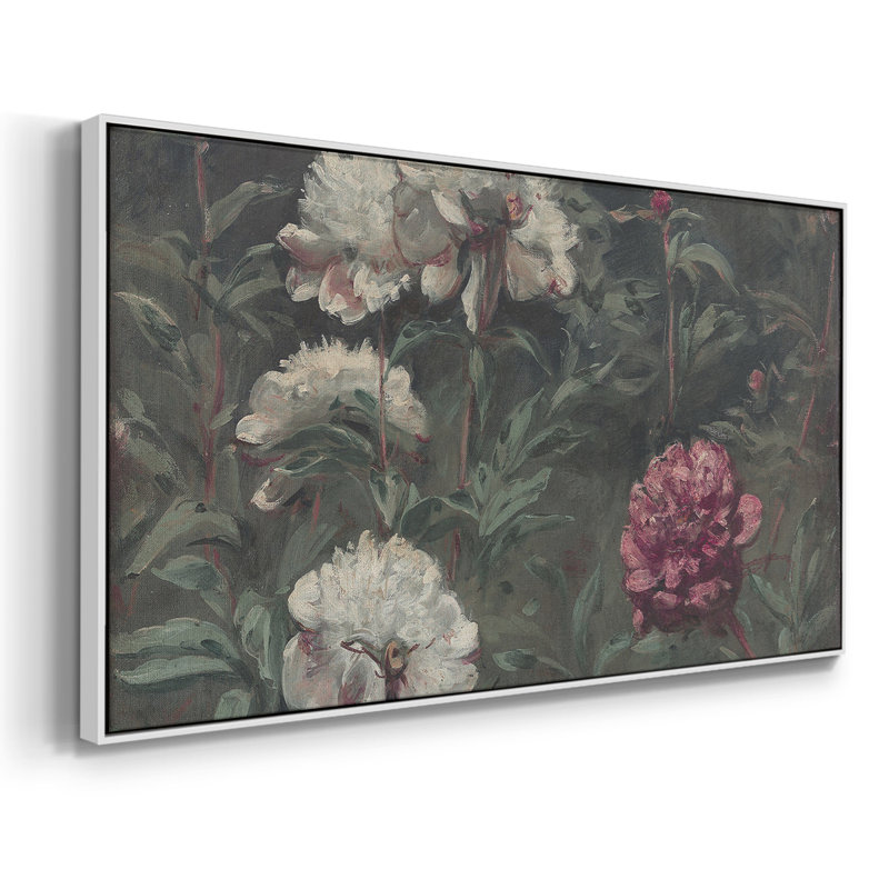 Botanical Series-CDL XXXV- Toile tendue avec châssis tendue, prête à être accrochée, H 21 po x l 41 po