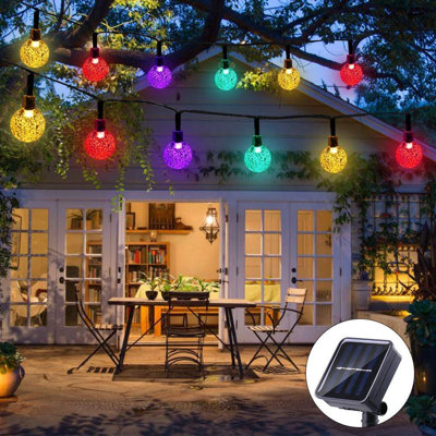 Amandalee 30 - Bulb 2'' Solar Powered LED Fairy String Light