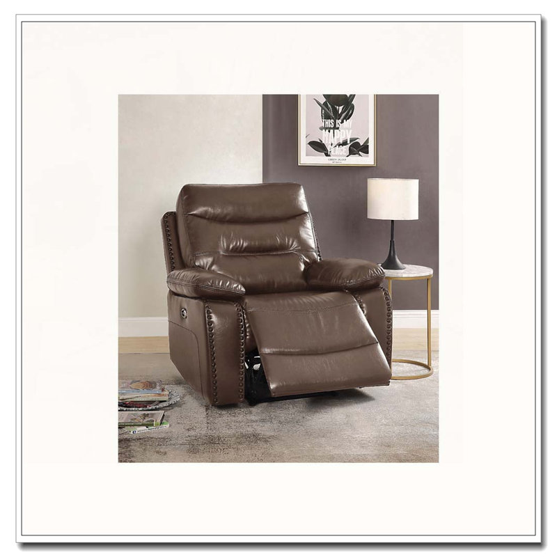 Fauteuil inclinable en cuir GEL Match
