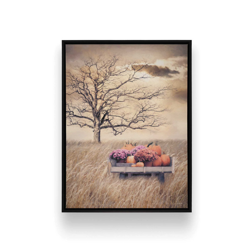 «Autumn Haul II» par Lori Deiter, reproduction d'art, 24 W x 32 H, Noir, Toile avec cadre