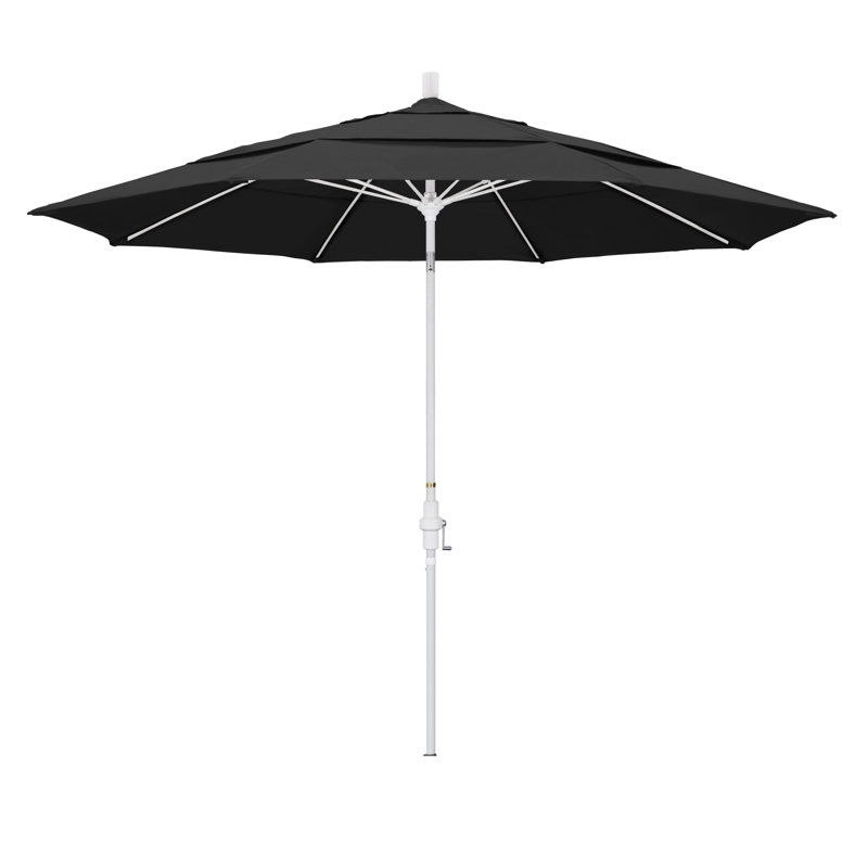Parasol de marché 9 pi 2,5 po Mariyah, Noir - Pacifica